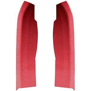 Car Suede Wrap Central Control Cover for Subaru BRZ / Toyota 86 2013-2020  Left and Right Drive Universal(Red)