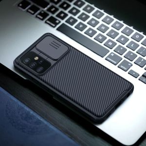 Voor Samsung Galaxy A52 5G NILLKIN CamShield Pro Series PC Volledige dekking Stofdicht Krasbestendig Mobiele Telefoon Hoesje (Zwart)