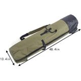 Multifunctionele Hengel tas vissen Tackle Bag Visbenodigdheden  Grootte: 123x34cm (Army Green)