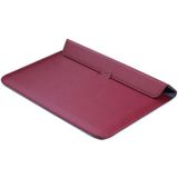 Universeel Envelop stijl zacht PU Leren Hoesje voor 11.6 inch Laptop of Tablet  Afmetingen: 32.5 x 21.5 x 1 cm