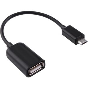 Hoge kwaliteit USB 2.0 A vrouwtje naar Micro USB 5 Pin mannetje Adapter Cable met OTG functie voor Samsung Galaxy S IV / i9500 / S III / i9300 /Note II / N7100 / i9220 / i9100 / i9082 / Nokia / LG / BlackBerry / HTC One X /Amazon Kindle / Sony Xperia