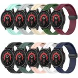 Voor Amazfit GTR 3 22mm Effen kleur magnetische sluiting siliconen horlogeband