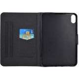 Voor iPad 10th Gen 10.9 2022 Elektrisch Geperst Gekleurde Tekening Smart Leather Tablet Case (Paar Uil)