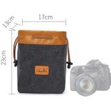 S.C.COTTON Liner Bag Waterproof Digital Protection Portable SLR Lens Bag Micro Single Camera Bag Fotografie Tas  Kleur: Carbon Black L