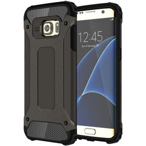 Voor Samsung Galaxy S7 Edge / G935 hard Armor TPU + PC combinatie hoesje (zwart)