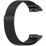 Voor Garmin Forerunner 35 / 30 Milanese vervanging polsband horlogeband (Zwart)