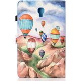 Voor Galaxy Tab A 10.5 T590 Painted Horizontal Flat Leather Case with Sleep Function & Card Slot & Buckle Anti-skid Strip & Bracket & Wallet(Balloon)