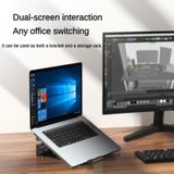 Dual-Purpose laptop verticale standaard opbergrek desktop verhoging koelbasis