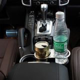 SHUNWEI SD-1021 Auto Auto Truck Mount Dual gat drankje kunt drinken fles Cup houder Stand(Black)