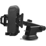 Multifunctionele voertuig navigatie frame zuignap auto mount telefoon houder (zwart)