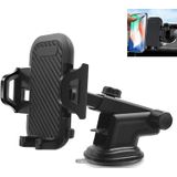 Multifunctionele voertuig navigatie frame zuignap auto mount telefoon houder (zwart)