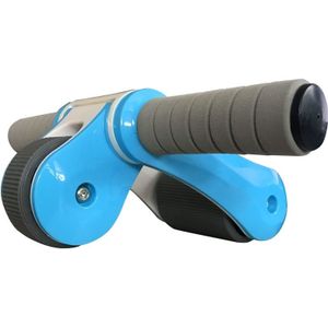 Folding abdominale Roller ronde Home Office dempen Fitness apparatuur sport voor Man / vrouw (blauw)