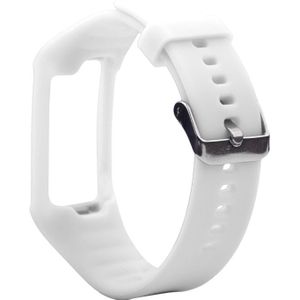 Silicone sport polsband voor POLAR A360/A370 (wit)