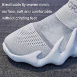 450-11 zomer mesh ademende sokken schoenen Flyweave comfortabele lopende vrijetijdsschoenen  maat: 35