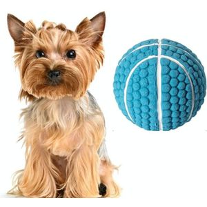 Hond speelgoed latex hond bijten geluid bal huisdier speelgoed  specificatie: grote basketbal blauw