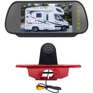 PZ465 Auto Waterdichte Brake Light View Camera + 7 inch Rearview Monitor voor Citroen / Peugeot / Toyota