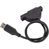 Slim SATA 13 PIN-vrouw tot USB 2.0 Adapter Converter Kabel voor laptop Odd CD DVD Optical Drive  kabellengte: ongeveer 45 cm