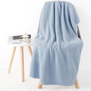 90x170cm Bad Douche Handdoek Home Hotel Extra Absorberende Badhanddoek voor Kinderen en Volwassenen (Blauw)