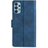 Voor Samsung Galaxy A32 4G Huid Feel Crocodile Texture Magnetische Sluiting Horizontale Flip PU Lederen Case met Houder & Card Slots & Portemonnee
