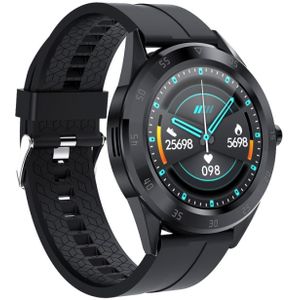 Y10 1.54inch kleurenscherm Smart Watch IP68 Waterproof  Ondersteuning Hartslagbewaking /Bloeddrukbewaking/Bloedzuurstofmonitoring/Slaapmonitoring(Zwart)