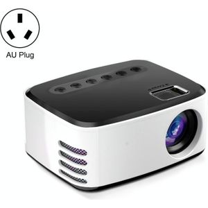 T20 320X240 400 Lumen Draagbare Home Theatre LED HD Digitale projector  dezelfde schermversie  AU-stekker (zwart wit)