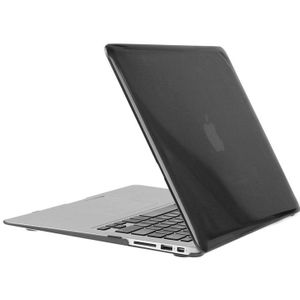MacBook Air 11.6 inch 3 in 1 Kristal patroon Hardshell ENKAY behuizing met ultra-dun TPU toetsenbord over en afsluitende poort pluggen (zwart)