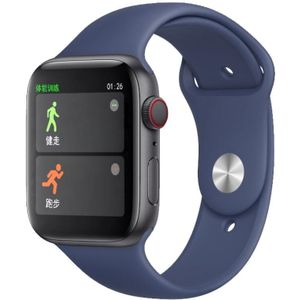 H55Pro 1 4 inch TFT-scherm Smart Bluetooth Watch  Ondersteuning Slaapmonitor / Hartslagmeter / Bloeddrukmeter  Stijl: Siliconenband (Donkerblauw)