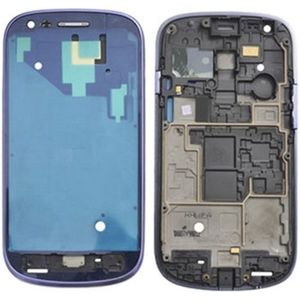 Voorzijde huisvesting LCD Frame Bezel plaat vervanging voor Galaxy SIII mini / i8190(Dark Blue)