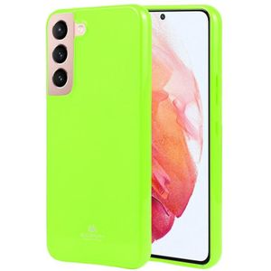 For Samsung Galaxy S22 5G GOOSPERY PEARL JELLY Shockproof TPU Phone Case(Fluorescent Green)