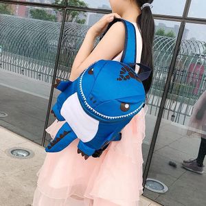 Cartoon School Bag Dinosaur Backpack For Children(Blue)