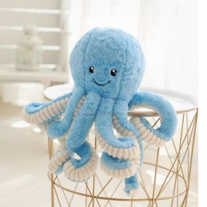 Creatieve schattige Octopus pluche speelgoed kinderen geschenken  hoogte: 60cm (blauw)