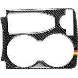 Auto koolstofvezel Duitse kleur leuning water cup houder decoratieve sticker voor Mercedes-Benz GLK 2008-2015  links rijden