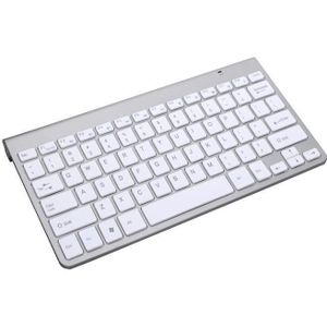 USB Externe notebook desktop computer Universele Mini draadloos toetsenbord muis  stijl: toetsenbord (zilver )