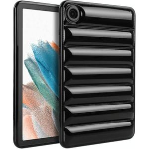 Voor Samsung Galaxy Tab S7 T870 / S8 X700 Eiderdons Kussen Schokbestendig Tablet Case (Zwart)