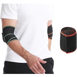 Compressie-elleboogbandage Wrap Sport-elleboogbeschermer 75x8cm