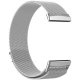 Voor Fitbit Versa 4 Milanese magnetische metalen geweven horlogeband  klein formaat