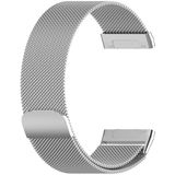 Voor Fitbit Versa 4 Milanese magnetische metalen geweven horlogeband  klein formaat