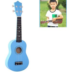 HM100 21 inch Basswood Ukulele kinderen verlichting muziekinstrument (Baby blauw)