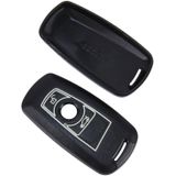 Auto Auto PU leder lichtgevend Effect Key Ring beschermhoes voor BMW Series1/Series3/X3/X4(Black)