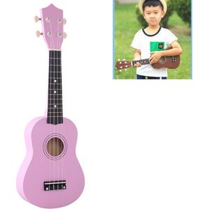 HM100 21 inch Basswood Ukulele kinderen verlichting muziekinstrument (roze)