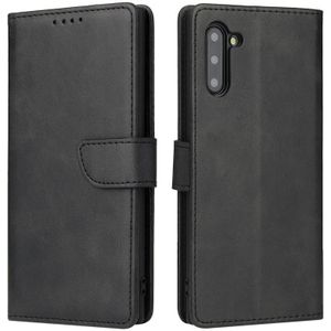 For Samsung Galaxy Note10 Calf Texture Buckle Horizontal Flip Leather Case with Holder & Card Slots & Wallet(Black)