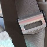 2 stuks SHUNWEI auto veiligheid dragen van de veiligheidsgordel Adjuster(Silver)