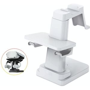 VR Head Display All-In-One Machine Handle Bracket For PICO4/Oculus Quest/ Quest2/ Rift S/HTC(White)