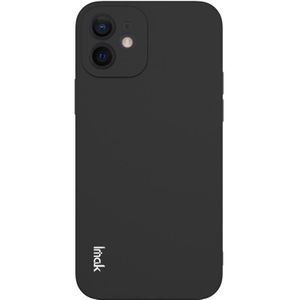 IMAK UC-2-serie Shockproof Full Coverage Soft TPU Case voor iPhone 12(Zwart)