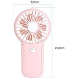 P9 mobiele telefoon houder mini ventilator outdoor kinderen hangende nek USB fan (roze)