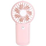 P9 mobiele telefoon houder mini ventilator outdoor kinderen hangende nek USB fan (roze)
