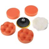 7 in 1 Buffing pad set draad auto auto polijsten pad Kit voor auto Polisher  grootte: 6 inch