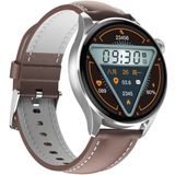 Q3 Max 1 36 inch kleurenscherm Smart Watch  lederen band  ondersteuning voor hartslagmeting / bloeddrukmeting