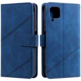 Voor Huawei P40 Lite Skin Feel Business Horizontal Flip PU lederen tas met houder & multi-card slots & portemonnee & lanyard & fotolijst