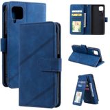 Voor Huawei P40 Lite Skin Feel Business Horizontal Flip PU lederen tas met houder & multi-card slots & portemonnee & lanyard & fotolijst